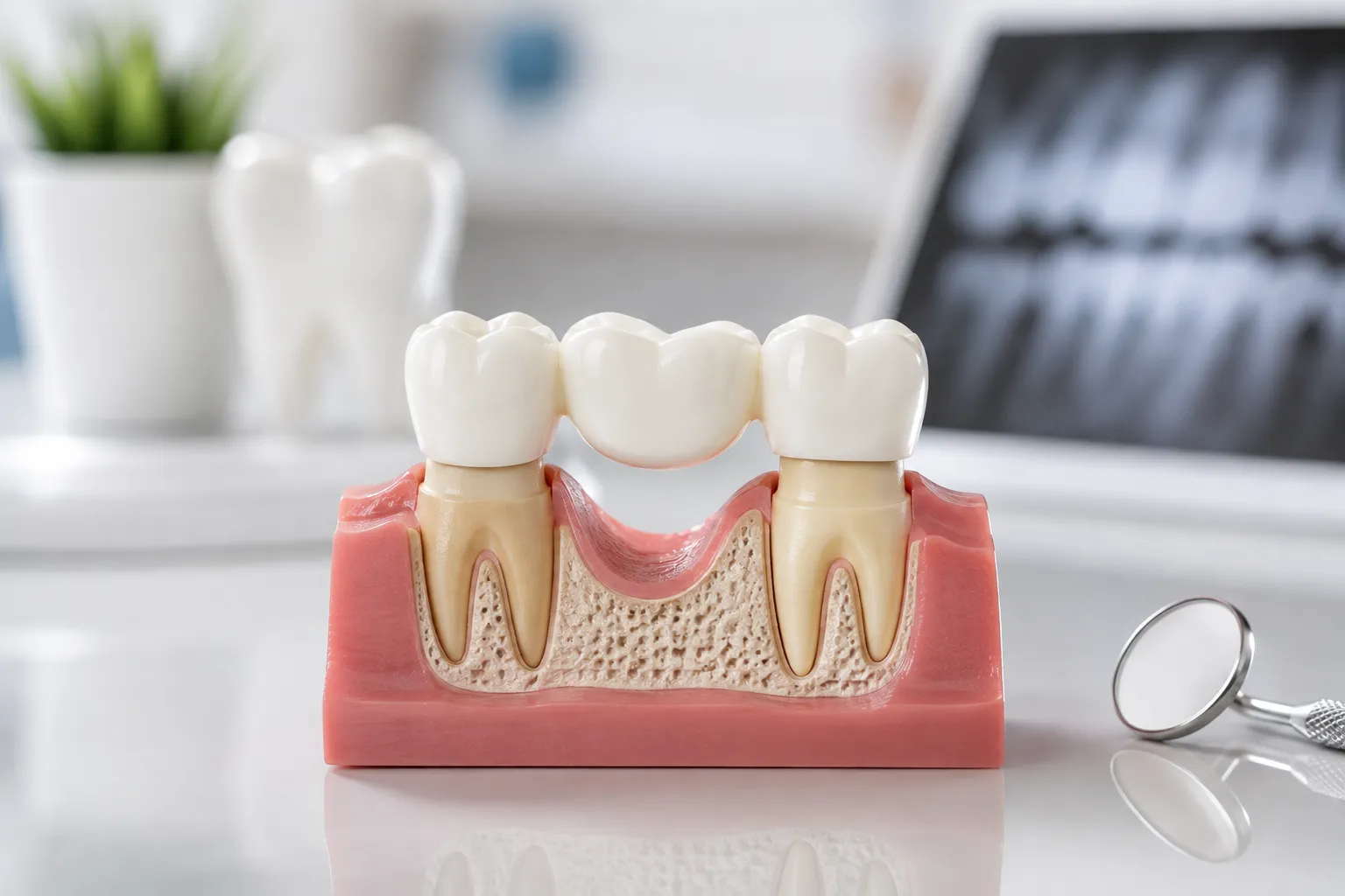 Dental bridges at Kapoor's Safe Hands Dental, Gurugram